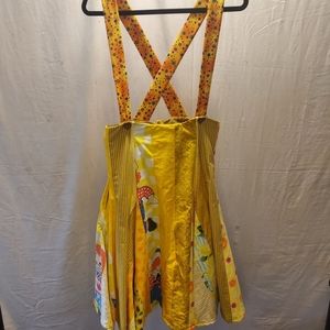 💛Handmade Yellow 1950's-inspired Swing Dress💛